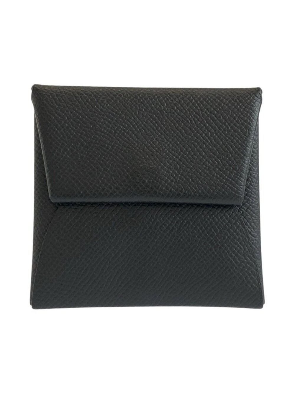 Hermes Bastia Black Veau Epsom Coin Purse
